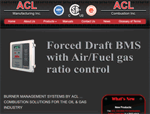 Tablet Screenshot of acl-manufacturing.com